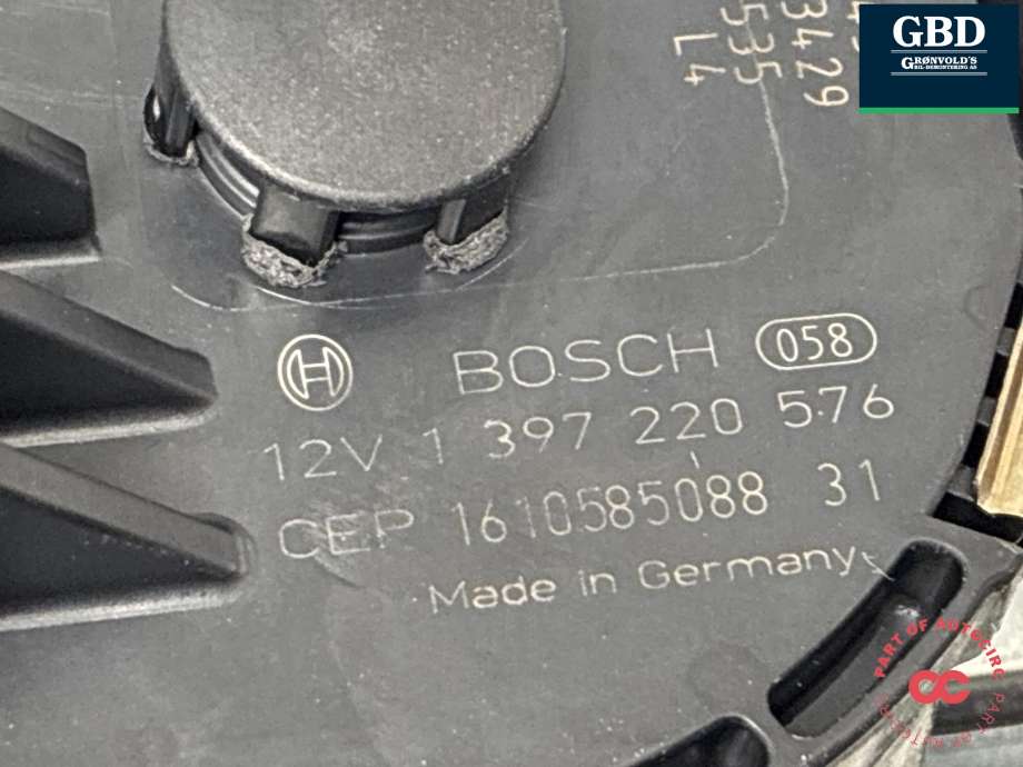 Viskermotor foran venstre til Peugeot 5008 2010-2017 (Type I) (6405 PZ|6405 QA|1 397 220 576)