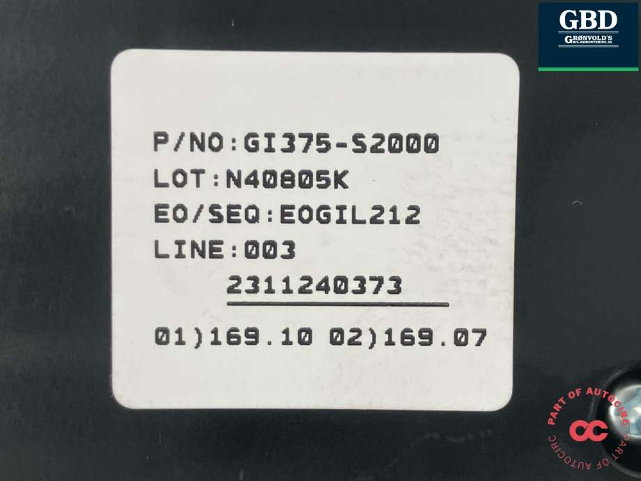 Sikringsboks til Hyundai Ioniq 5 2021-->>  (375S2GI000|GI375-S2000|)
