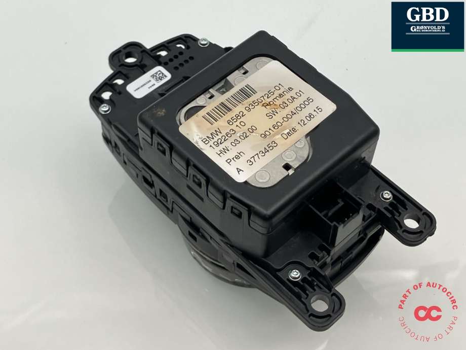 Bilstereo navigasjon betjeningspanel til BMW X5 2013-2018 (F15) (F15) (65 82 9 350 725|)