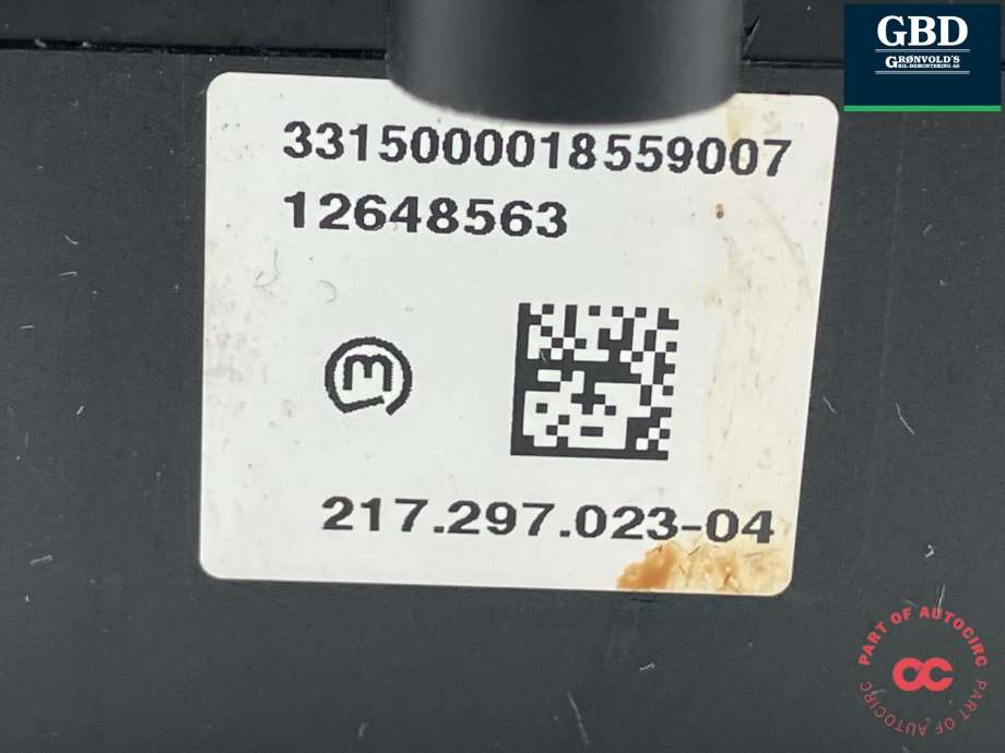 Girstang/girvelger automat til BMW X5 2013-2018 (F15) (F15) (61 31 6 832 381|12648563|)