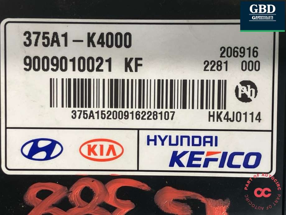 Styreenhet batteri elbil (BMS - Battery Management System) til Kia Niro 2016-2021  (375A1K4 000|375A1-K4000|)