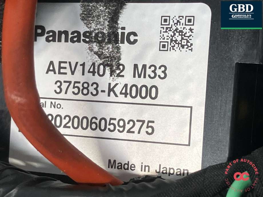Styreenhet batteri elbil (BMS - Battery Management System) til Kia Niro 2016-2021 (37514Q 4050|K4375-14051|)