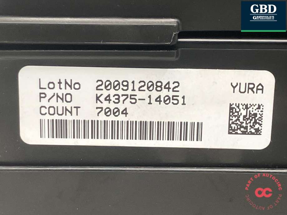 Styreenhet batteri elbil (BMS - Battery Management System) til Kia Niro 2016-2021 (37514Q 4050|K4375-14051|)