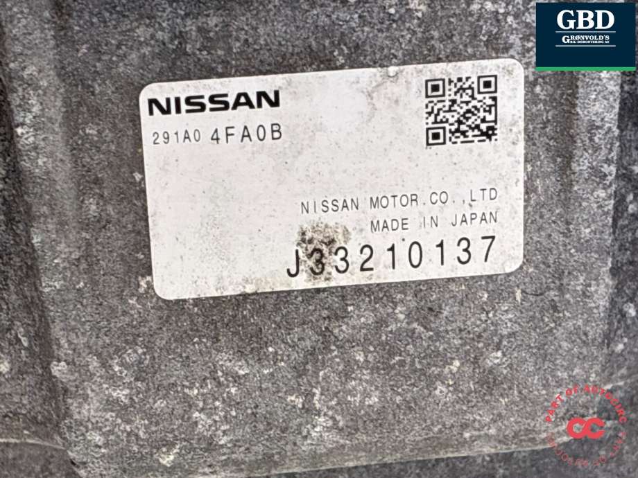 Inverter elbil til Nissan E-NV200 2014-->>  (291A04FA0B|)