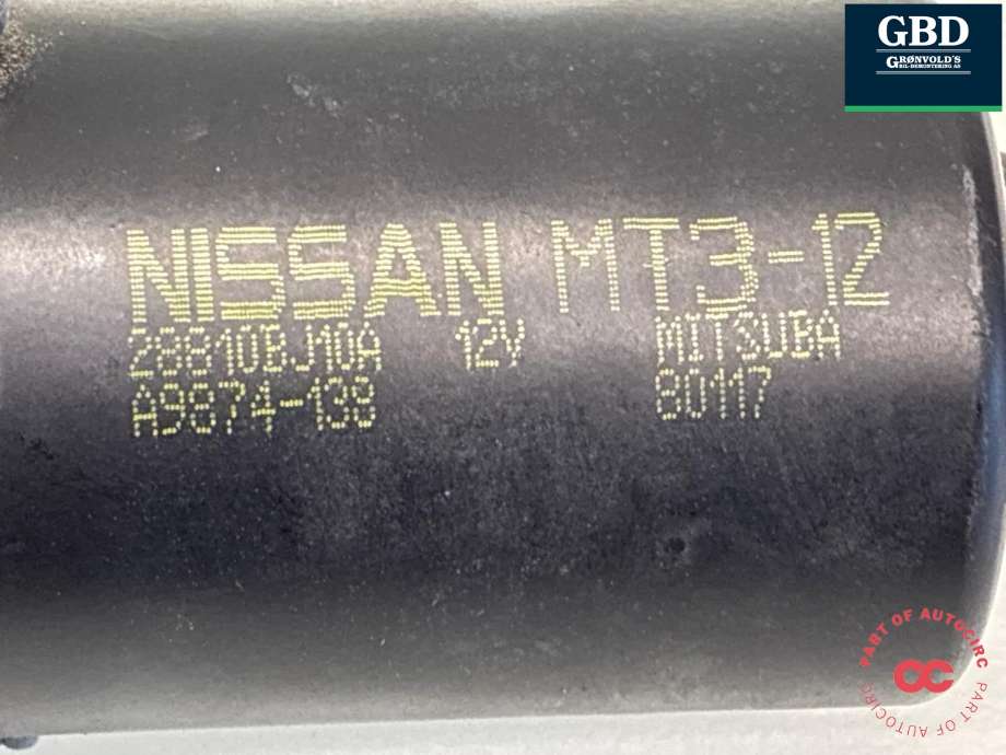Viskermotor frontrute til Nissan E-NV200 2014-->>  (28810BJ10A|)