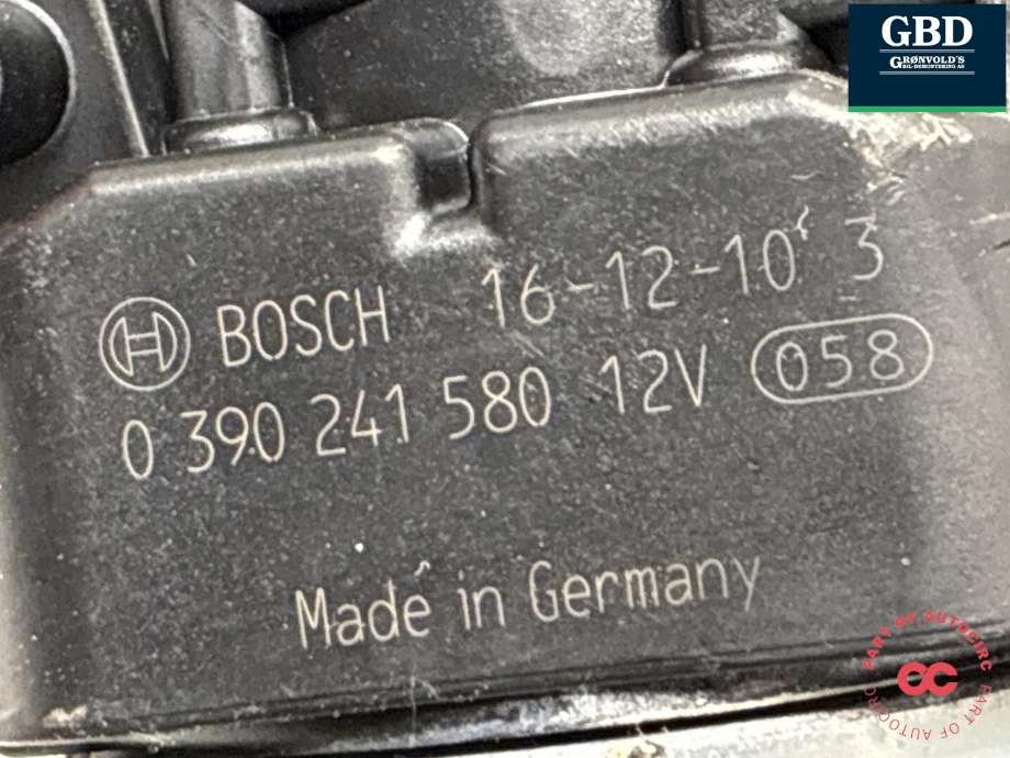 Viskermotor frontrute komplett m/overføring til Renault Zoe 2013-2019 (Fase 1)  (288003381R|3397021341|0390241580)