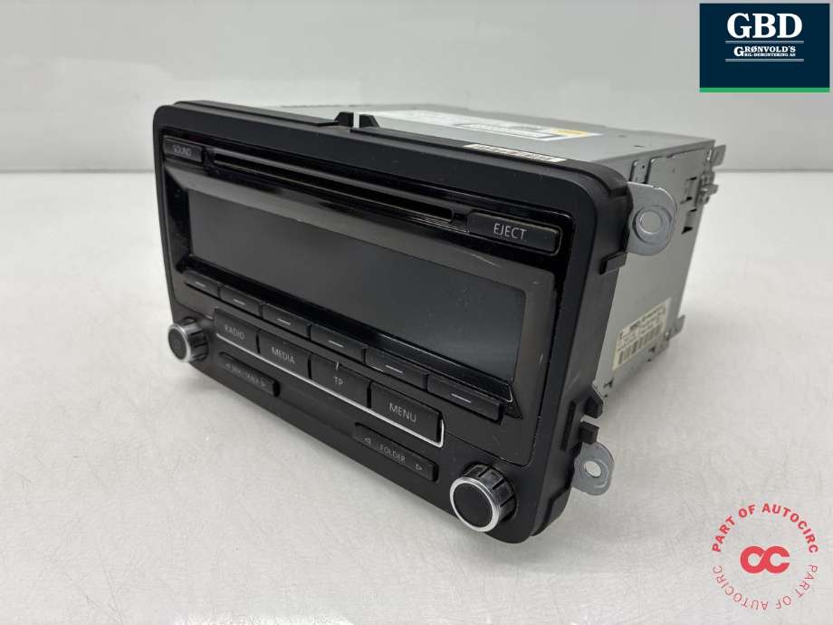 Bilstereo til VW Caddy 2010-2015 (Type III, Fase 2) (1K0 057 186 AN|1K0 057 187 NX|1K0035186AN)