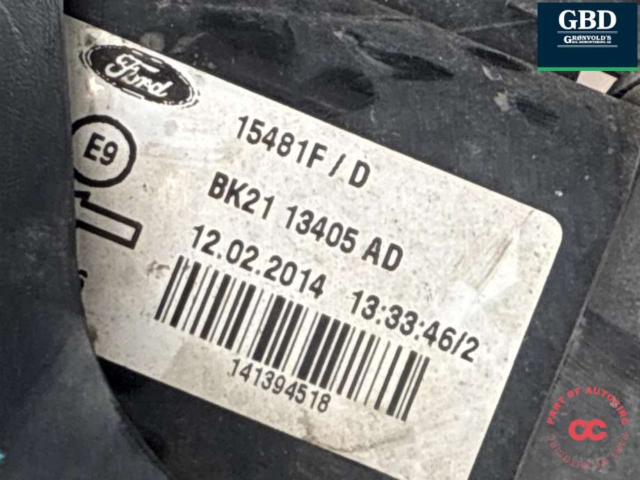 Baklykt venstre til Ford Transit Custom 2013-2023 (Type I)  (2411271|BK21-13405-AJ|)