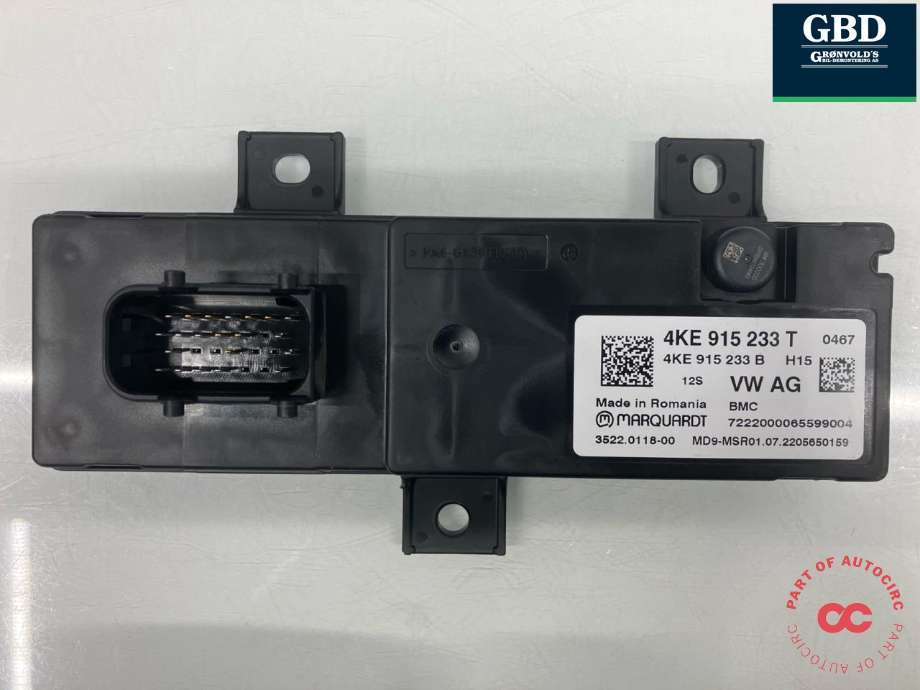 Styreenhet batteri elbil (BMS - Battery Management System) til Audi e-tron 2018-->>  (4KE 915 233 AF|4KE 915 233 T|4KE 915 233 B)