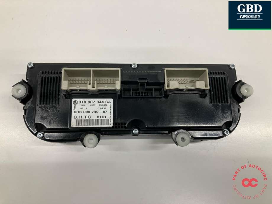 Varmeapparat betjening til Škoda Octavia 2009-2013 (Type II, Fase 2) (3T0 907 044 DA WHS|3T0 907 044 CA WHS|3T0 907 044 CA)