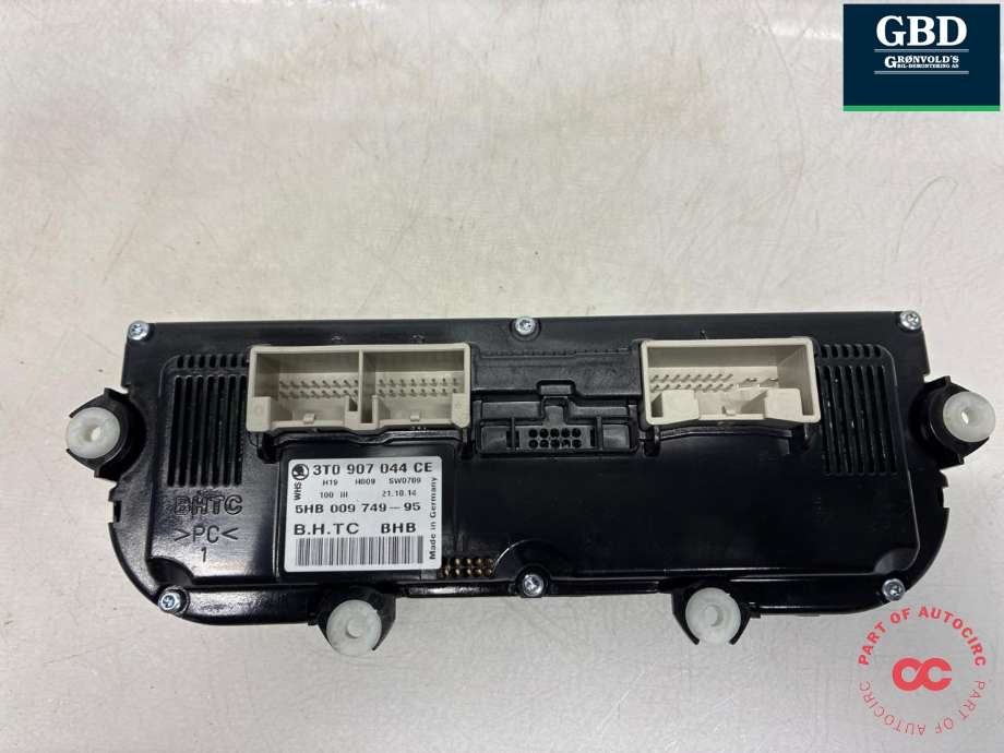 Varmeapparat betjening til Škoda Superb 2008-2015 (Type II) (3T0 907 044 CE|3T0 907 044 CE WHS|3T0 907 044 CS WHS)