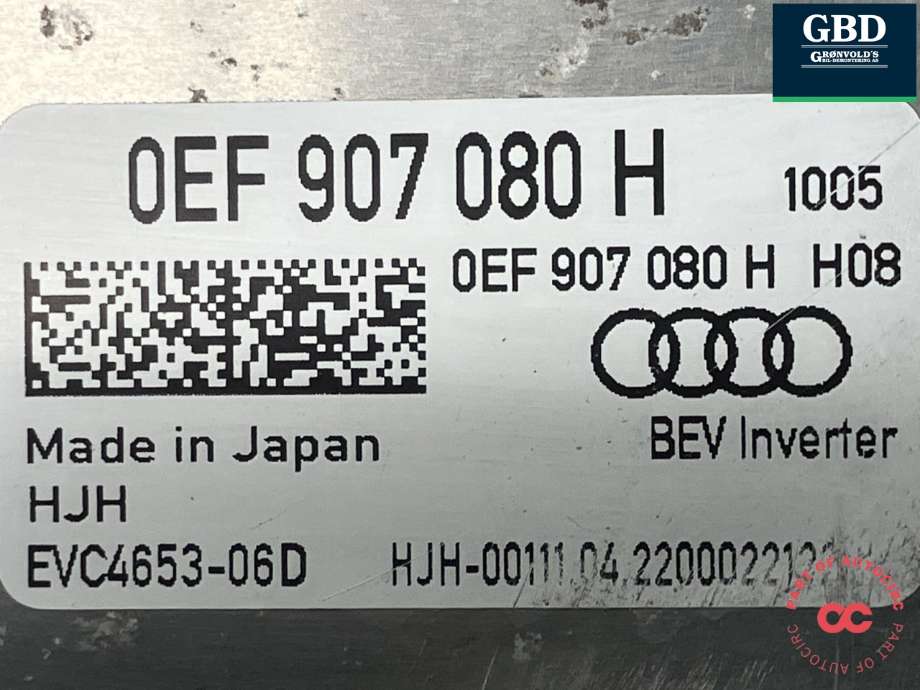 Inverter elbil til Audi e-tron 2018-->> (HITACHI|0EF 907 080 H||KYS 41 X 51 S 001)