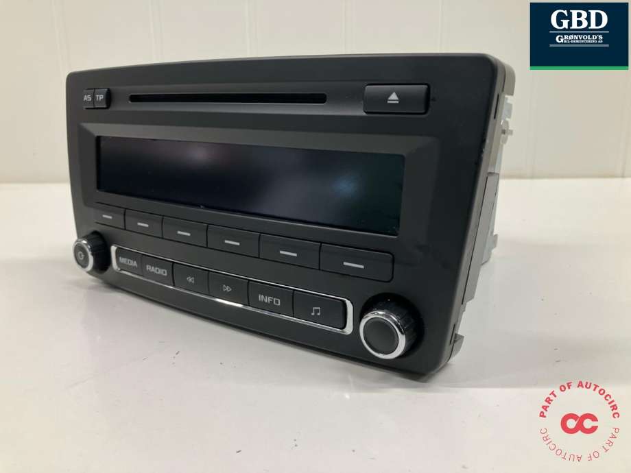 Bilstereo til Škoda Yeti 2014-2017 (Fase 2) (1Z0 035 161 M|1Z0 035 161 P|)