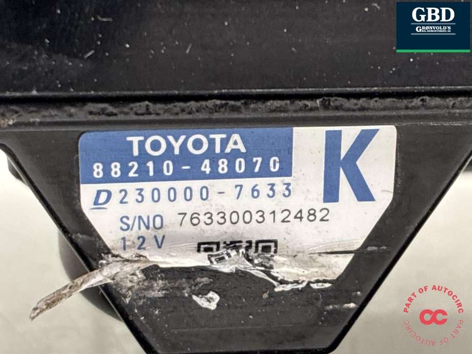 Sensor radar til Toyota Prius 2016-2023 (Type IV) (combi) (combi) (8821048071|8821048070|)