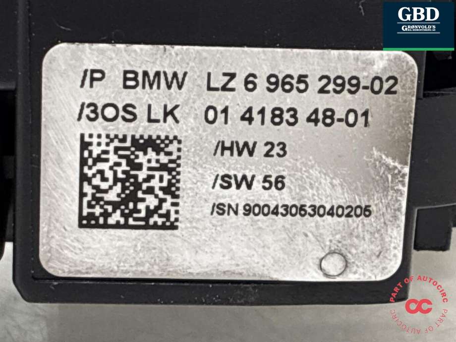 Bryter combi til BMW 3-Serie 2005-2011 (E90/E91/E92/E93) (E90/E91/E92/E93) (61 31 9 164 416|01418348-01|)