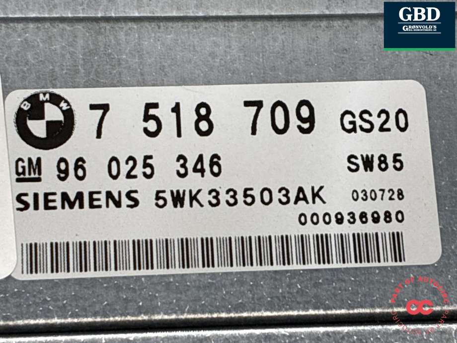 Styreenhet girkasse til BMW X5 2000-2006 (E53) (E53) (24 60 7 518 709|7518709|)