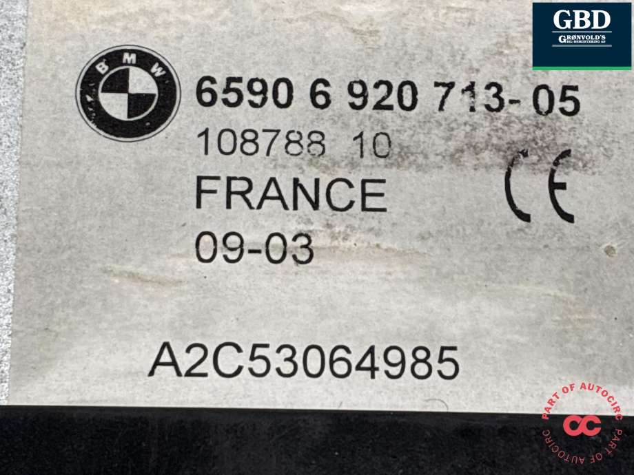 Bilstereo navigasjon spiller til BMW X5 2000-2006 (E53) (E53) (65 90 5 A50 5F6|6590 6 920 713-05|)
