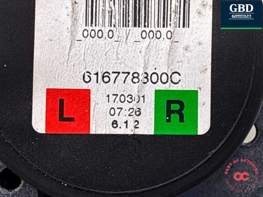 Sikkerhetsbelte bak høyre til Land Rover Defender 1987-2006  (STC79|1H1Z7861294BBA|616778300C)