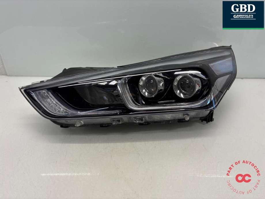 Frontlykt venstre full-LED til Hyundai Ioniq Electric, 2016-2019 (Fase 1)  (92101G 7000T2S)