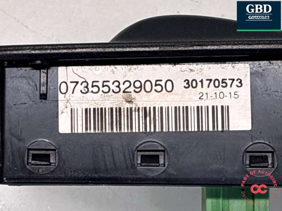 Bryter ruteheis førerdørspanel til Peugeot Boxer 2014-->> (Type III, Fase 2)  (16 087 056 80|)