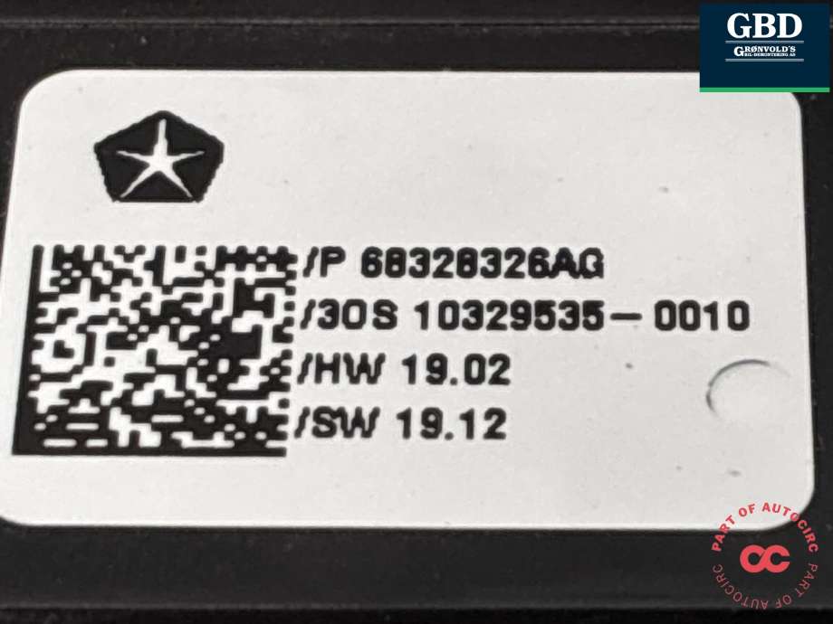 Girstang/girvelger automat til Dodge RAM 2019-->> (Type V) (68503734AC|)