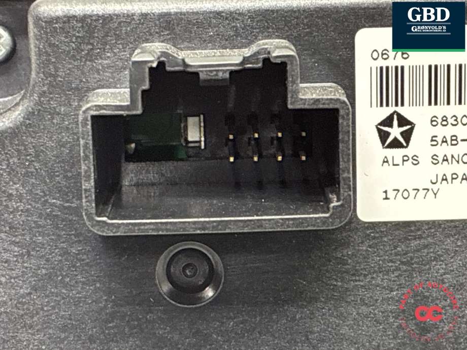 Instrumentpanel til Dodge RAM 2019-->> (Type V)  (5ZA17LC5AD|68309266AD|)