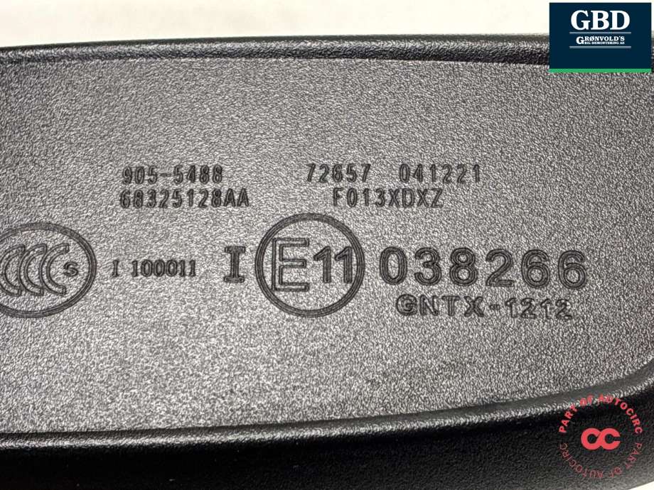Speil innvendig til Dodge RAM 2019-->> (Type V) (68325128AA|)