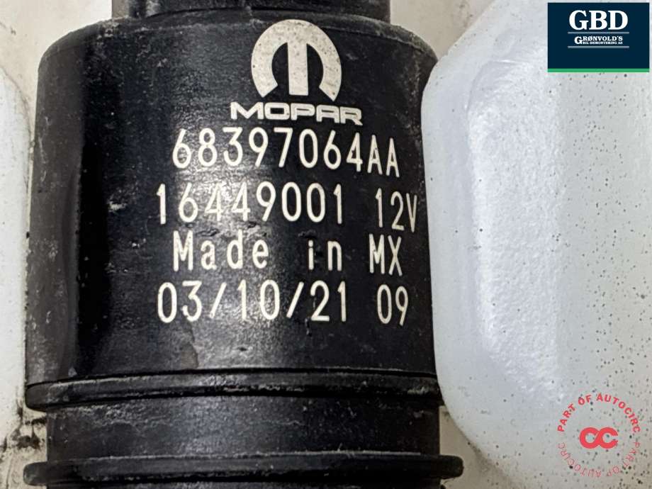 Spylertank foran til Dodge RAM 2019-->> (Type V) (68291572AE|)