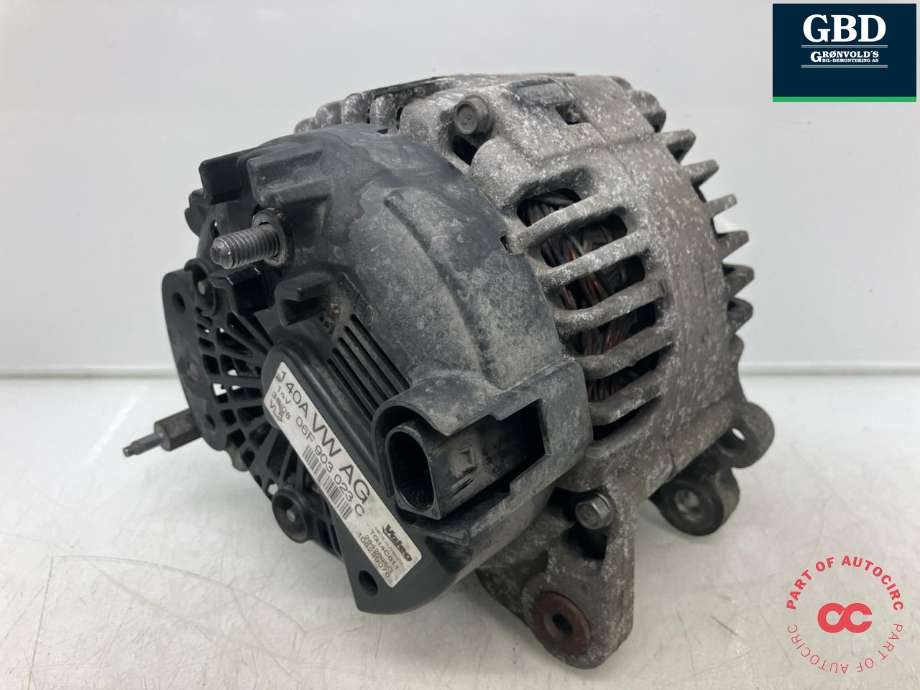 Dynamo diesel til Audi A3 2009-2012 (Type II, Fase 2)  (VALEO|06F 903 023 F|06F 903 023 C|TG14C011)