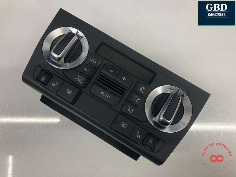 Varmeapparat betjening til Audi A3, 2009-2012 (Type II, Fase 2) (CONTINENTAL|8P0 820 043 BN)