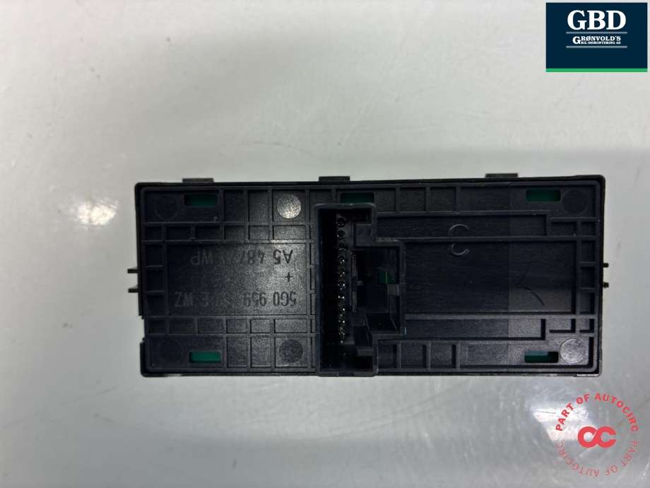 Bryter ruteheis førerdørspanel til VW Touran 2015-2021 (Type II)  (5G0 959 857 E|5G0 959 857 E  WZU|)