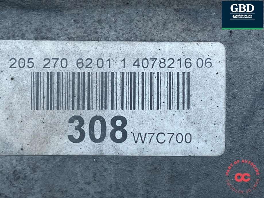 Girkasse automat til Mercedes C-Klasse 2014-2018 (Fase 1) (W205) (W205) (A 205 270 72 01|A 205 270 72 01 80|205 270 62 0101 4078216 06)