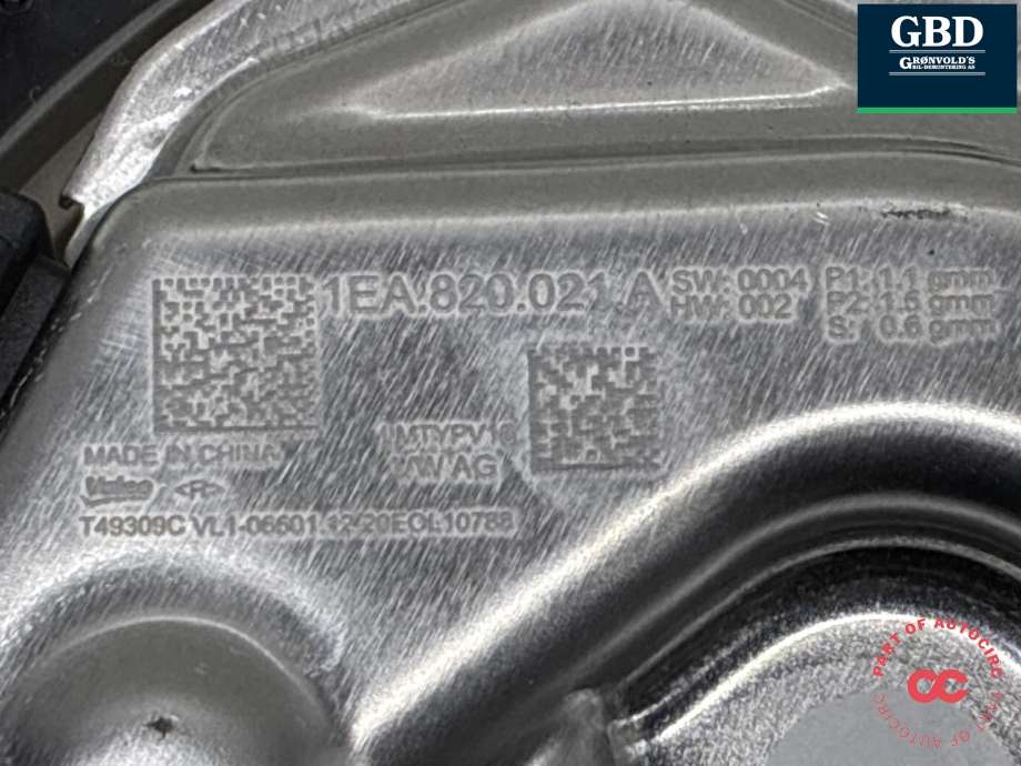Varmeapparat motor til Škoda Enyaq 2021-->>  (1EA 820 021 B|1EA 820 021 A|)