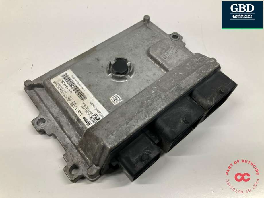 Styreenhet motor til Peugeot 208, 2012-2019 (Type I)  (16 139 644 80)