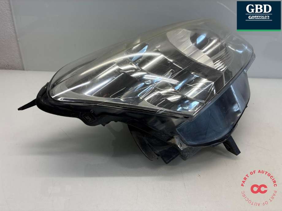 Frontlykt høyre halogen til Peugeot Partner 2008-2015 (Type II, Fase 1)  (6206 K4|)