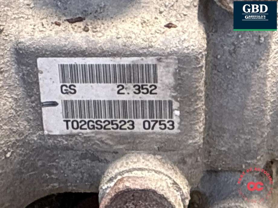 Kardang klokke bak til Citroën C4, Aircross 2012-2017 (16 081 951 80|T02GS2523 0753|)