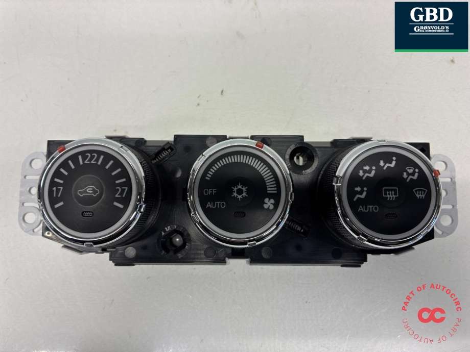 Varmeapparat betjening til Citroën C4, Aircross 2012-2017 (16 123 767 80|16 111 345 80|7820A722)