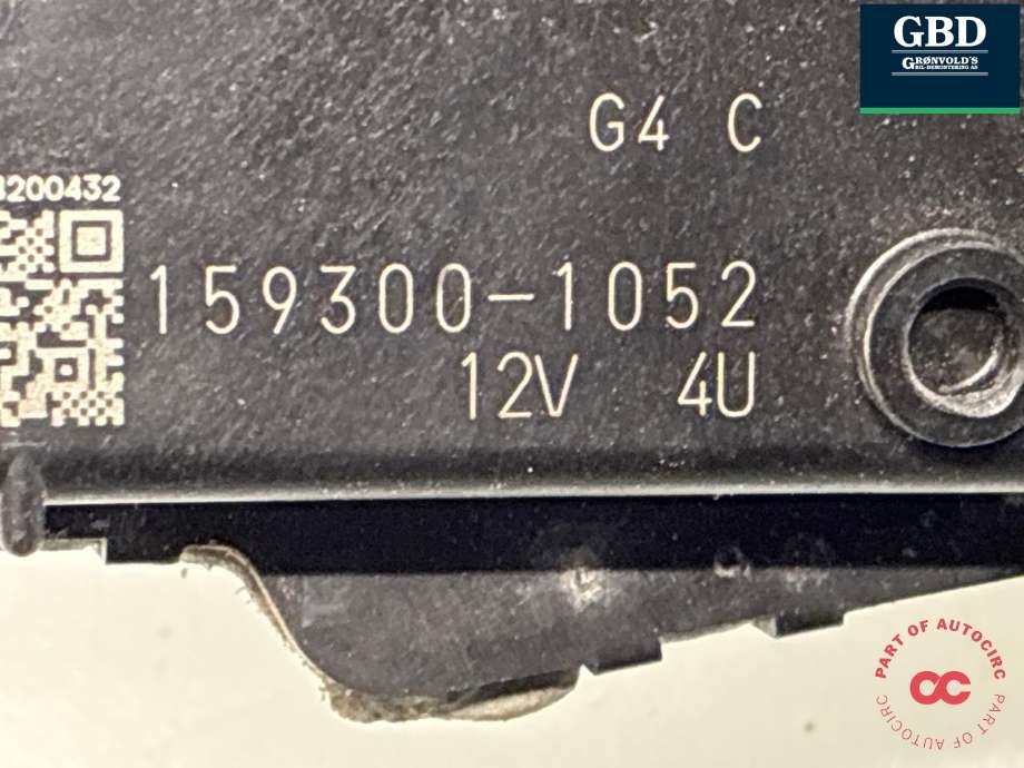 Viskermotor frontrute til Citroën C4, Aircross 2012-2017  (16 129 124 80|6405 HH|1593009-1052)