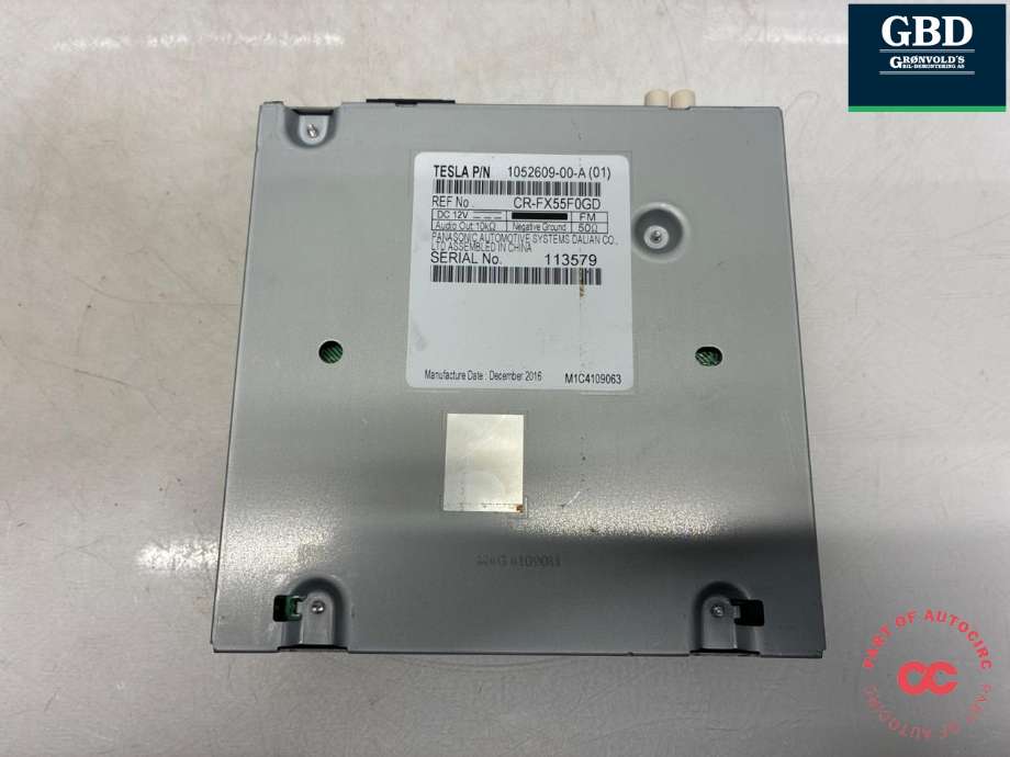 Bilstereo til Tesla Model S, 2016-2021 (Fase 2)  (1052609-00-A)