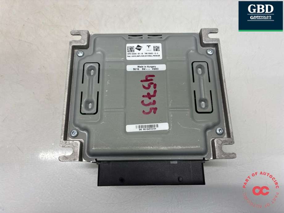 Bilstereo forsterker til Tesla Model S 2016-2021 (Fase 2)  (1004833-10-A|)