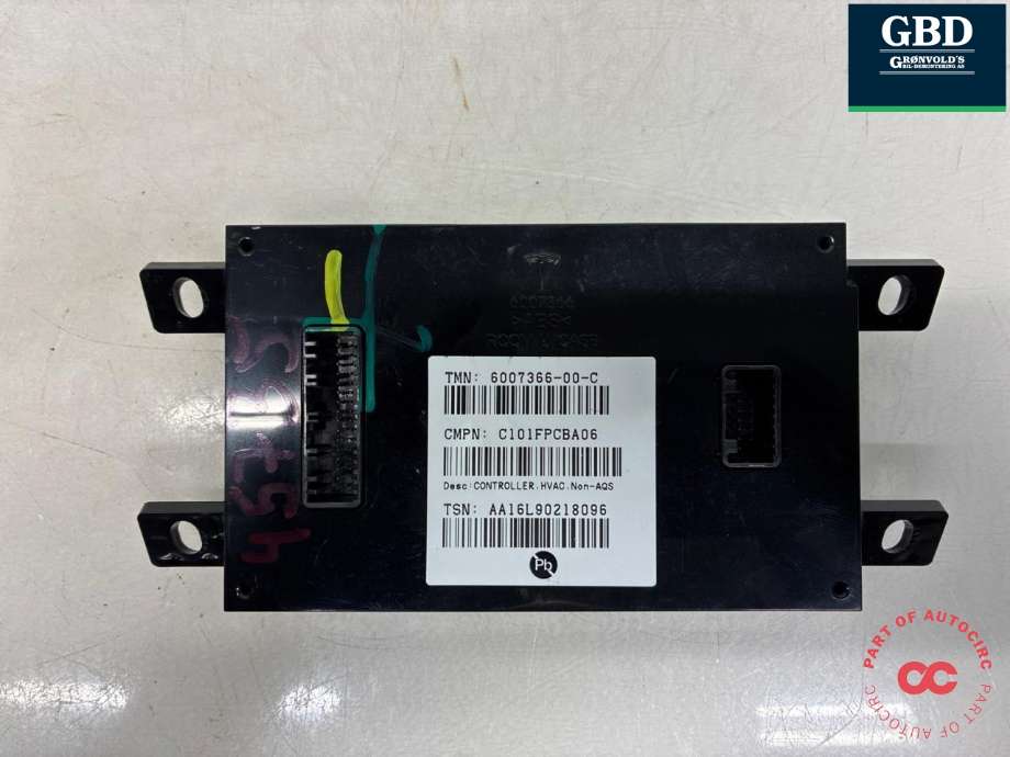 Styreenhet klima/aircondition til Tesla Model S, 2016-2021 (Fase 2)  (6007366-00-E)
