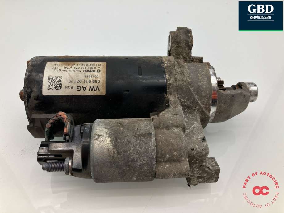 Starter diesel til Audi A6, Allroad 2012-2014 (Type III, Fase 1) (C7) (C7) (059 911 021 K|059 911 021 KX|)