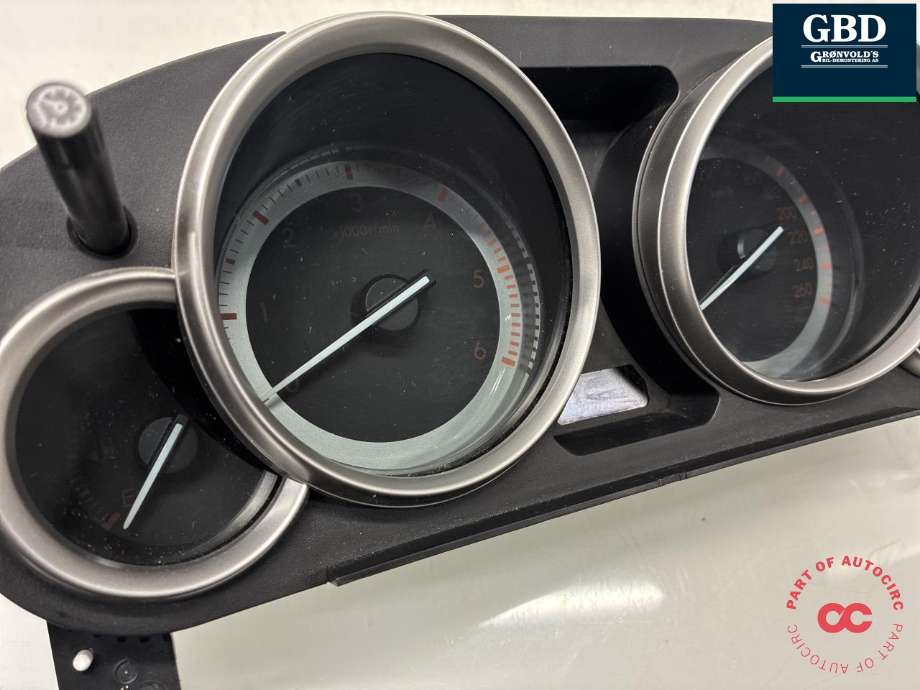 Instrumentpanel til Mazda 6 2010-2013 (Type II, Fase 2) (GDK255471B|TD1155430|3B GDK2 B)