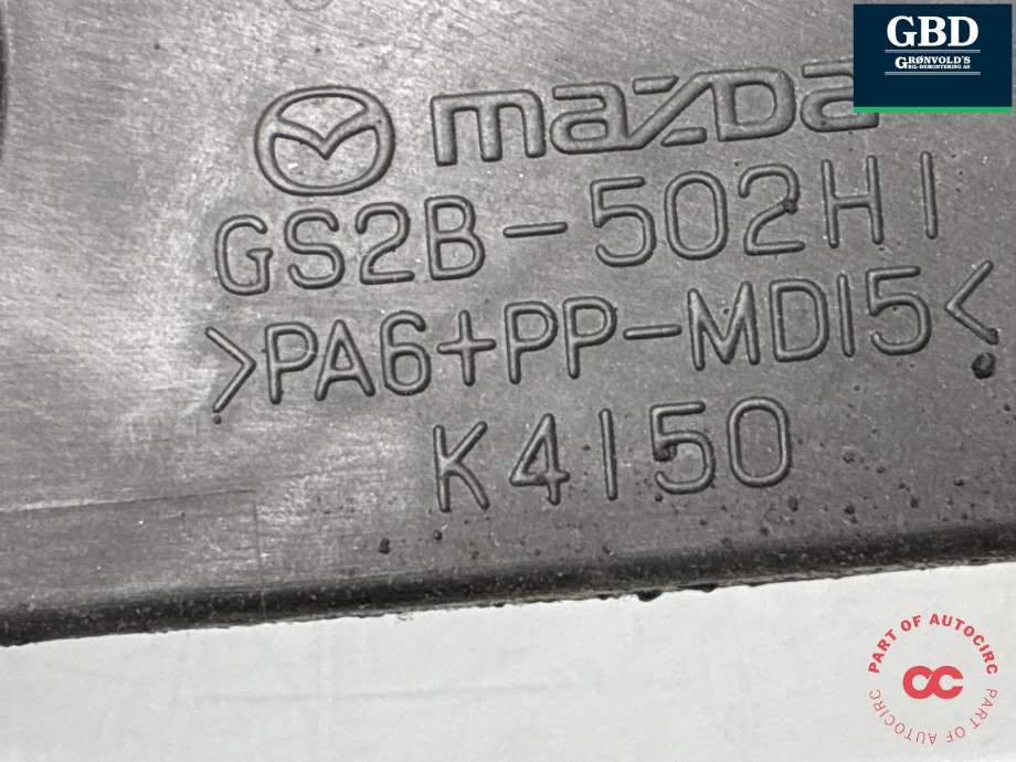 Støtfanger bak feste til Mazda 6 2010-2013 (Type II, Fase 2)  (GS2B502H1B|)
