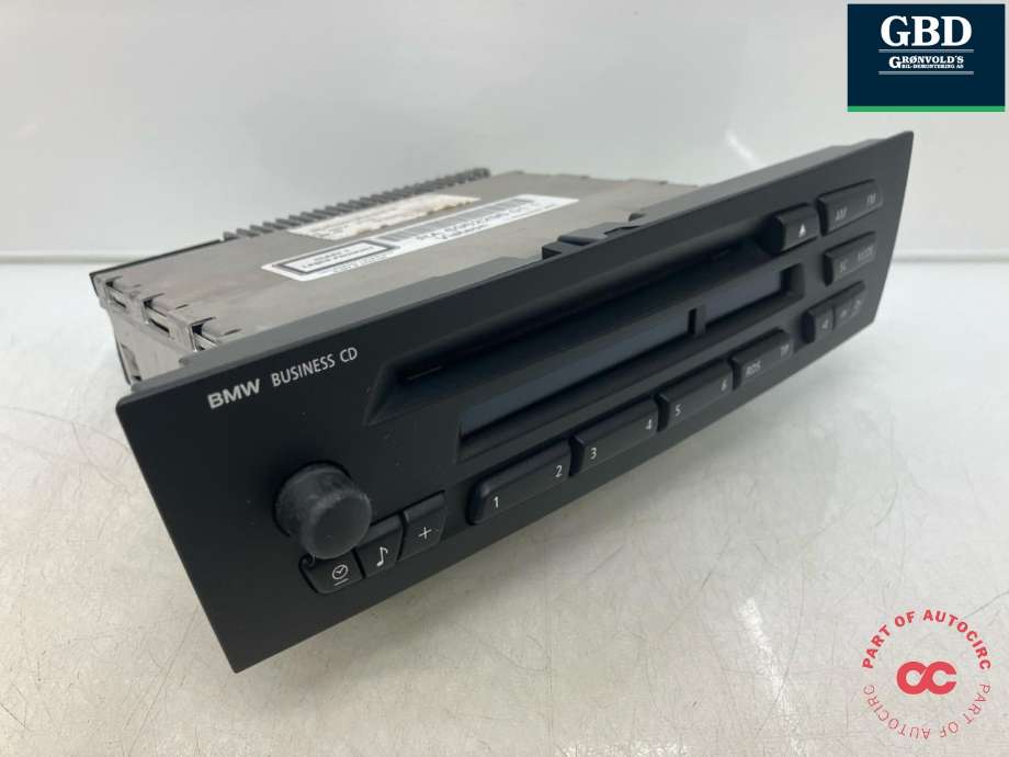 Bilstereo til BMW 1-Serie 2004-2011 (E81/E82/E87/E88) (E81/E82/E87/E88) (65 12 9 116 611|6 962 296|RA 6962296 01 1)