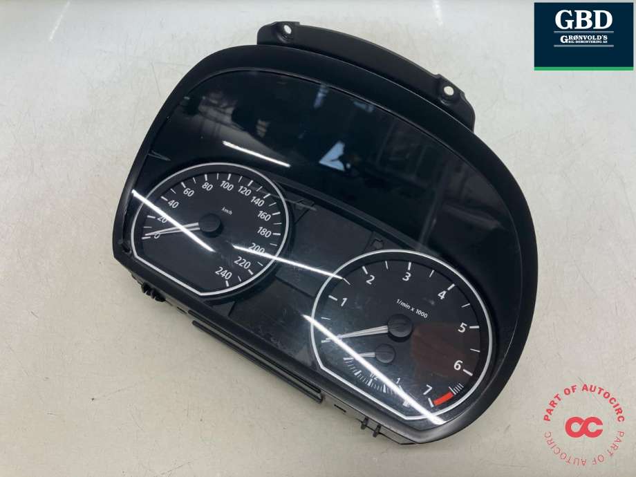 Instrumentpanel til BMW 1-Serie, 2004-2011 (E81/E82/E87/E88) (E81/E82/E87/E88) (BORG INSTRUMENTS|62 10 9 283 793)