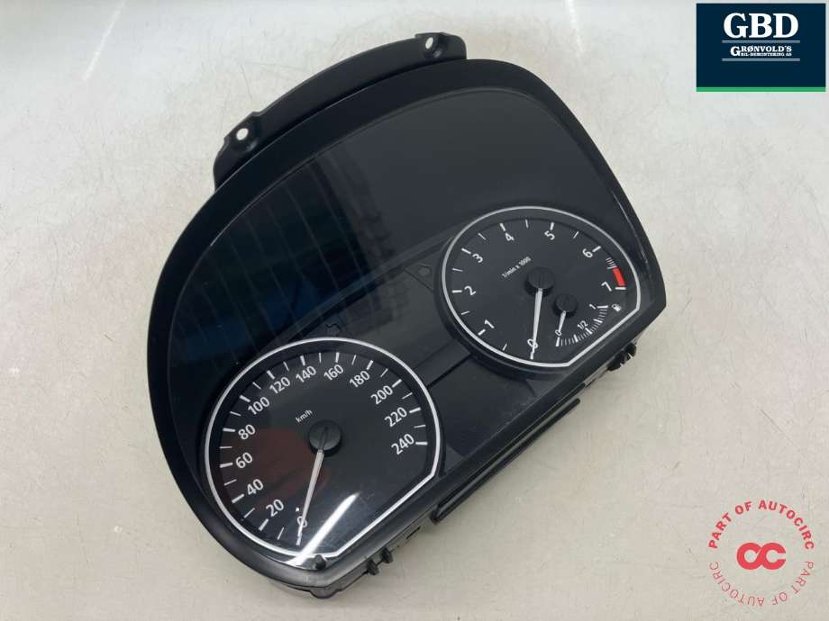 Instrumentpanel til BMW 1-Serie 2004-2011 (E81/E82/E87/E88) (E81/E82/E87/E88) (BORG INSTRUMENTS|62 10 9 283 793|6 983 527|100115214)