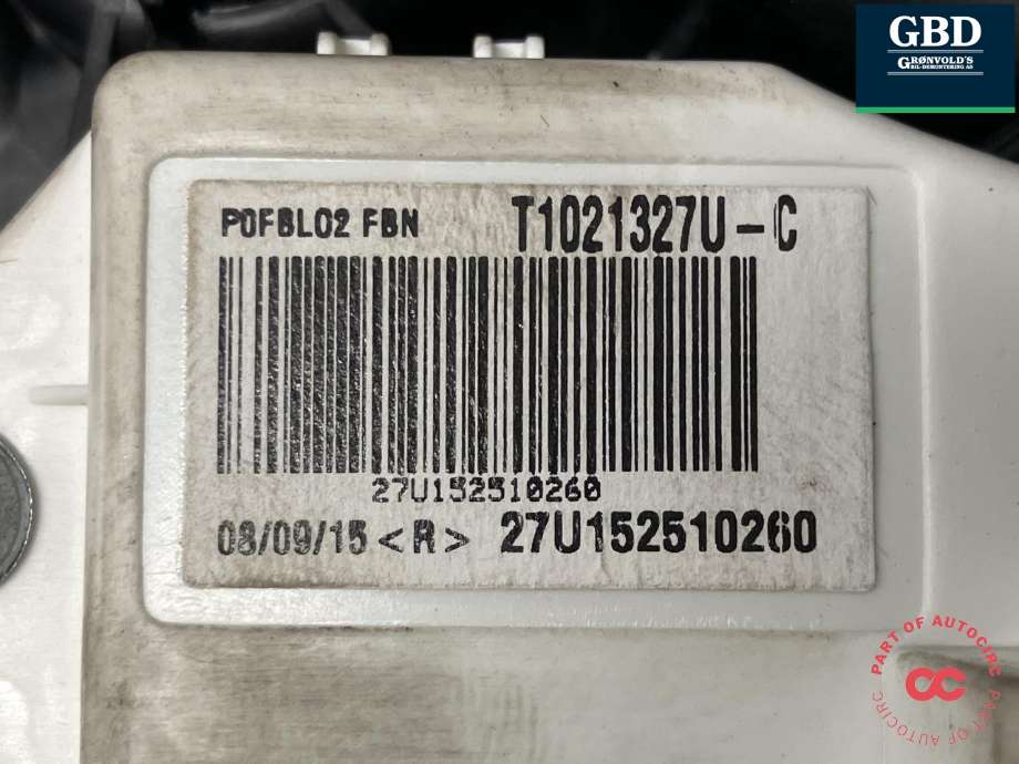 Varmeapparat motor til BMW X5 2007-2013 (E70) (E70) (VALEO|64 11 9 245 849|64 11 9 229 658|T1021266S-C)