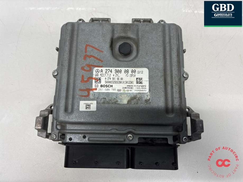 Styreenhet motor til Mercedes C-Klasse, 2014-2018 (Fase 1) (W205) (W205) (A 274 900 29 00)
