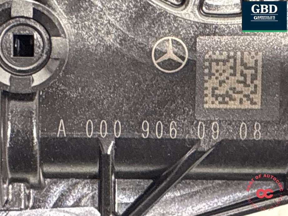 Ruteheis, kun motor, høyre bak til Mercedes EQB 2022-->>  (A 000 906 09 08|)